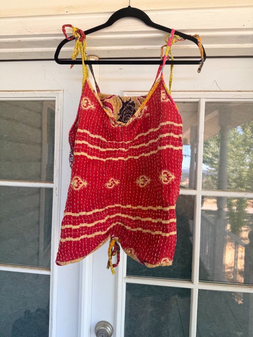 REVERSIBLE Kantha Bae Butterfly Tank Top - Picture 3 of 4